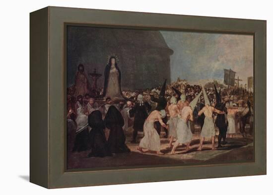 A Procession of Flagellants', 1812-1819 (1939)-Francisco Goya-Framed Premier Image Canvas