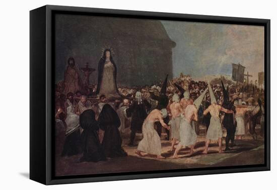 A Procession of Flagellants', 1812-1819 (1939)-Francisco Goya-Framed Premier Image Canvas