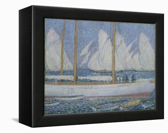 A Procession of Yachts-Philip Wilson Steer-Framed Premier Image Canvas