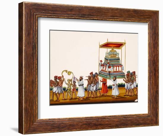 A Procession, Possibly for Muharram in South India, from Thanjavur, India-null-Framed Giclee Print