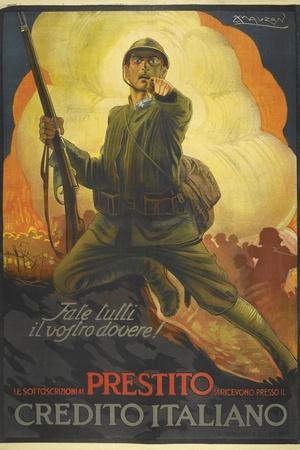 mussolini propaganda posters english