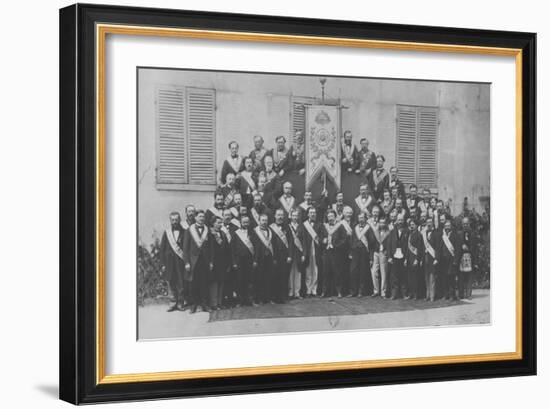 A Provincial French Masonic Lodge-null-Framed Giclee Print