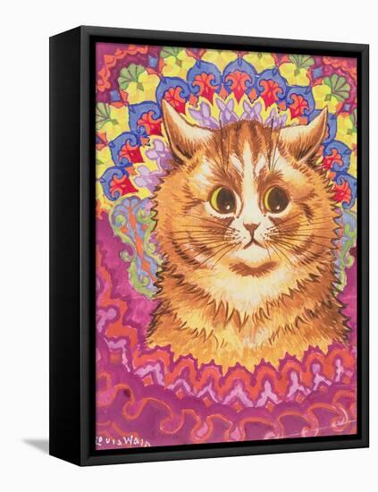 A Psychotic Cat-Louis Wain-Framed Premier Image Canvas