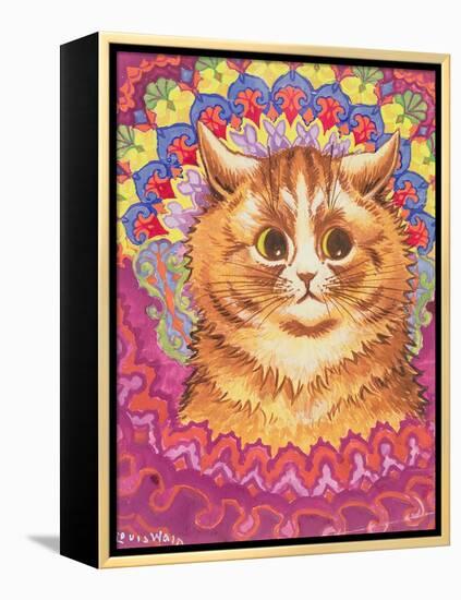 A Psychotic Cat-Louis Wain-Framed Premier Image Canvas