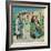 A Pueblo Well Scene (Oil on Canvas)-Walter Ufer-Framed Giclee Print