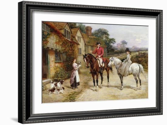 A Puppy for My Lady-Heywood Hardy-Framed Giclee Print