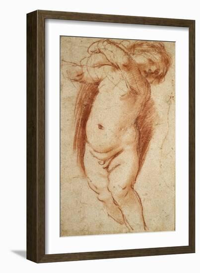 A Putto, 1620 - 1624-Guercino-Framed Giclee Print