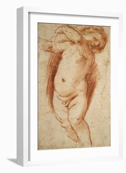 A Putto, 1620 - 1624-Guercino-Framed Giclee Print