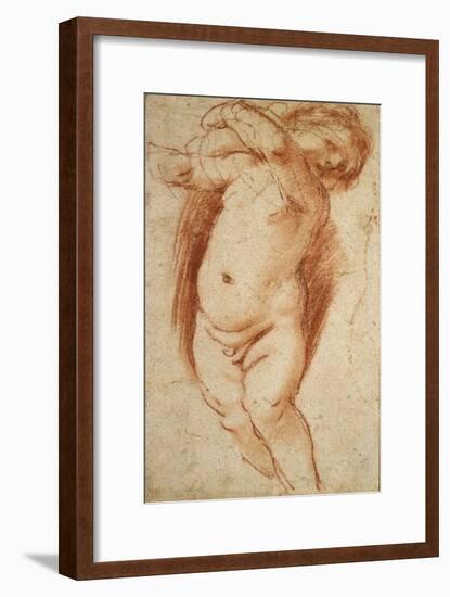 A Putto, 1620 - 1624-Guercino-Framed Giclee Print