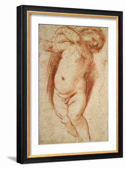 A Putto, 1620 - 1624-Guercino-Framed Giclee Print