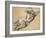 A Putto Reclining to Right-Francois Boucher-Framed Giclee Print