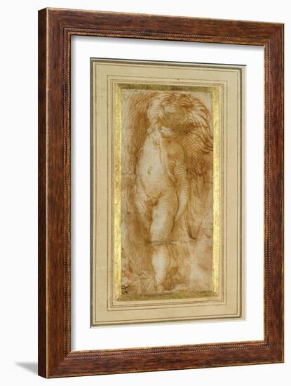 A Putto Turned to the Left-Parmigianino-Framed Giclee Print