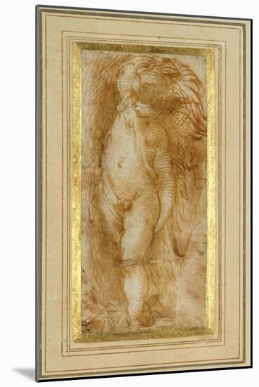 A Putto Turned to the Left-Parmigianino-Mounted Giclee Print