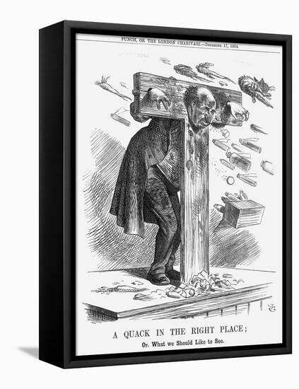 A Quack in the Right Place, 1864-John Tenniel-Framed Premier Image Canvas