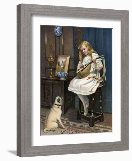 A Queer Duet-English School-Framed Giclee Print