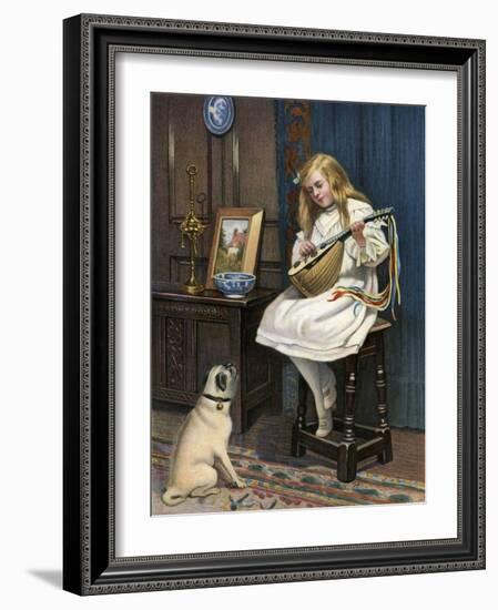 A Queer Duet-English School-Framed Giclee Print