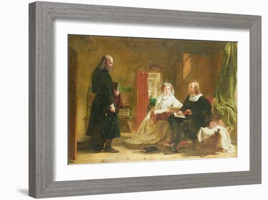 A Question of Faith, 1863-William Powell Frith-Framed Giclee Print