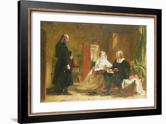 A Question of Faith, 1863-William Powell Frith-Framed Giclee Print