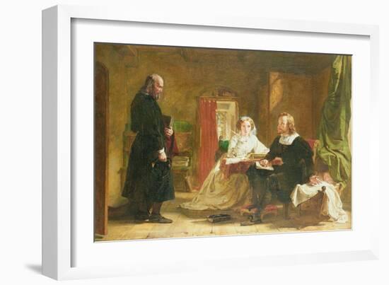 A Question of Faith, 1863-William Powell Frith-Framed Giclee Print