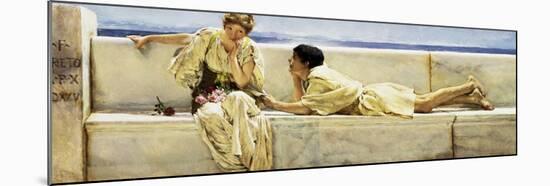 A Question (Xanthe and Phaon from Eber's novella 'Eine Frage')-Sir Lawrence Alma-Tadema-Mounted Giclee Print