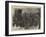 A Queue in Paris-William Small-Framed Giclee Print