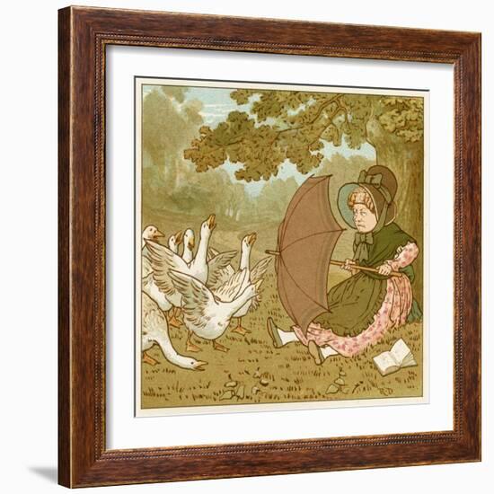 A Quiet Afternoon Spoilt-Robert Dudley-Framed Art Print