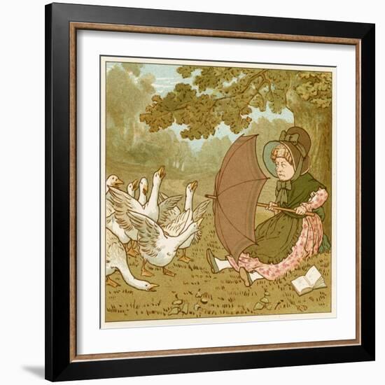 A Quiet Afternoon Spoilt-Robert Dudley-Framed Art Print