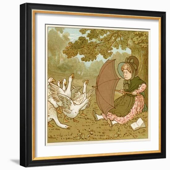 A Quiet Afternoon Spoilt-Robert Dudley-Framed Art Print