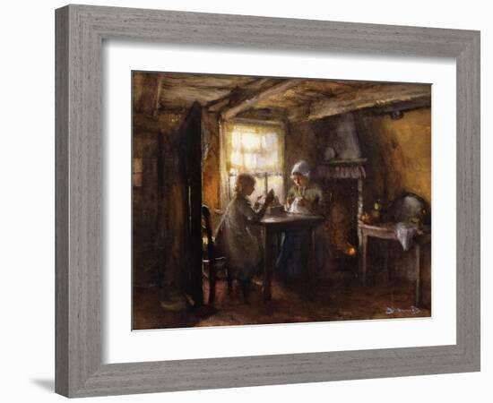 A Quiet Afternoon-Bernardus Johannes Blommers or Bloomers-Framed Giclee Print