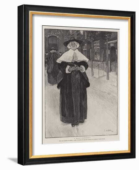 A Quiet Conscience-Edwin Austin Abbey-Framed Giclee Print