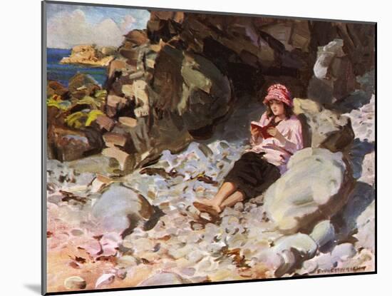 A Quiet Corner on Sark-null-Mounted Art Print