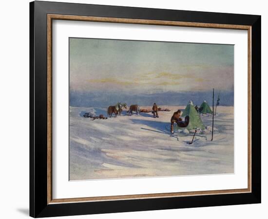 'A Quiet Evening on the Barrier', c1908, (1909)-George Marston-Framed Giclee Print