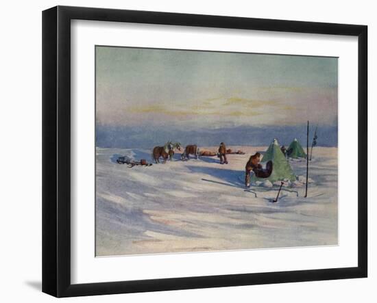 'A Quiet Evening on the Barrier', c1908, (1909)-George Marston-Framed Giclee Print