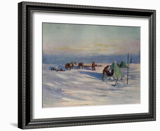 'A Quiet Evening on the Barrier', c1908, (1909)-George Marston-Framed Giclee Print