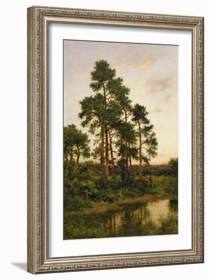 A Quiet Evening, Surrey Pines, 1916-Benjamin Williams Leader-Framed Giclee Print