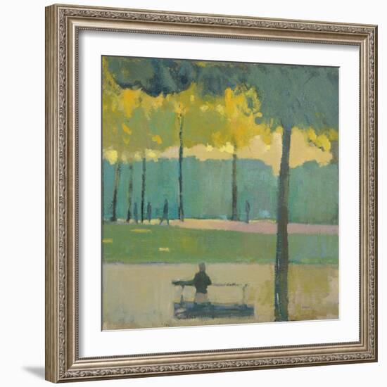 A Quiet Moment, Paris, 2017-Michael G. Clark-Framed Giclee Print