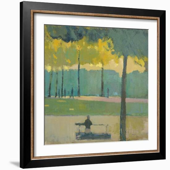 A Quiet Moment, Paris, 2017-Michael G. Clark-Framed Giclee Print