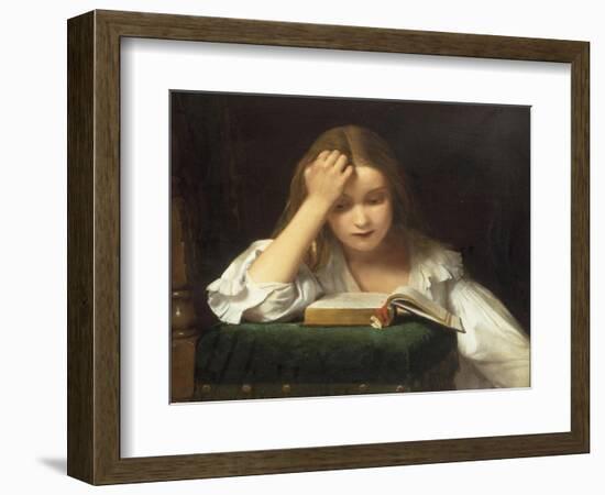 A Quiet Read, 1863-William Dobson-Framed Giclee Print