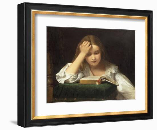 A Quiet Read, 1863-William Dobson-Framed Giclee Print