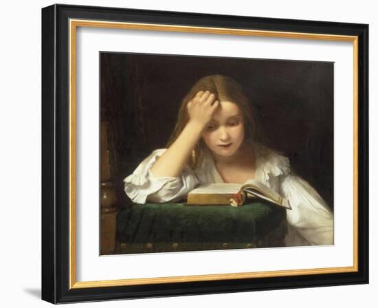 A Quiet Read, 1863-William Dobson-Framed Giclee Print