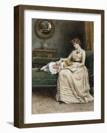 A Quiet Read-George Goodwin Kilburne-Framed Giclee Print