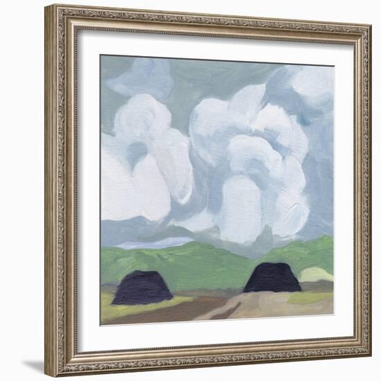 A Quiet Village II-Melissa Wang-Framed Art Print