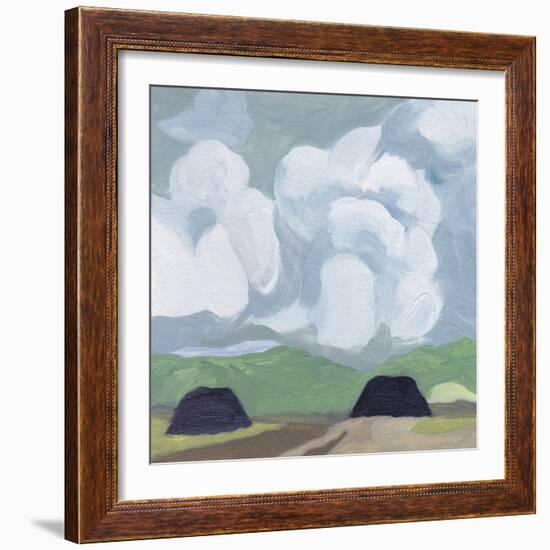 A Quiet Village II-Melissa Wang-Framed Art Print