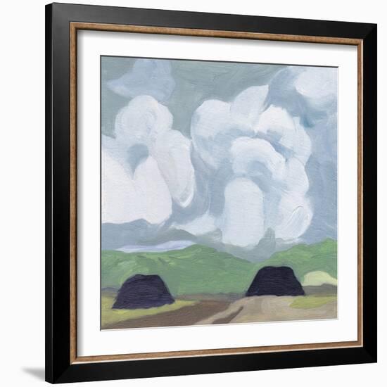 A Quiet Village II-Melissa Wang-Framed Art Print