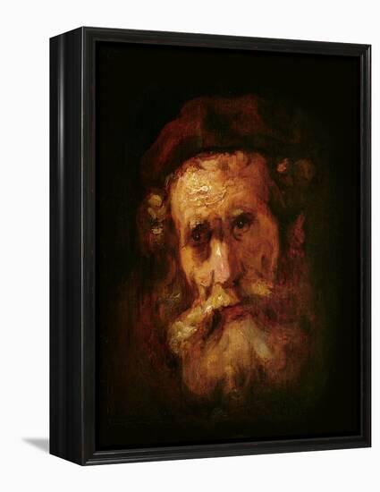 A Rabbi-Rembrandt van Rijn-Framed Premier Image Canvas