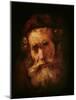 A Rabbi-Rembrandt van Rijn-Mounted Giclee Print