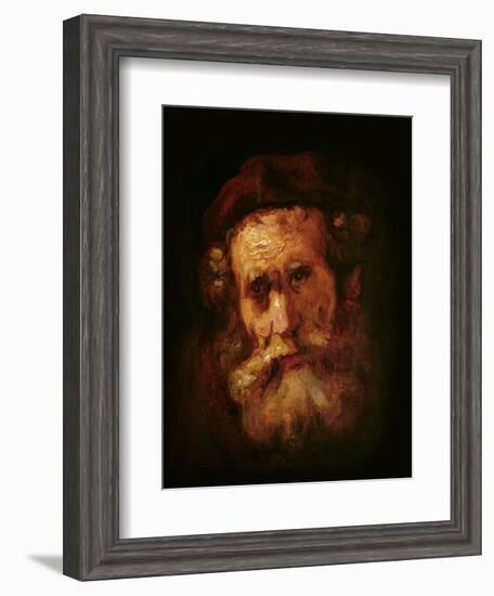 A Rabbi-Rembrandt van Rijn-Framed Giclee Print