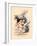 'A Rabbit as court official blowing a trumpet for an announcement', 1889-John Tenniel-Framed Giclee Print