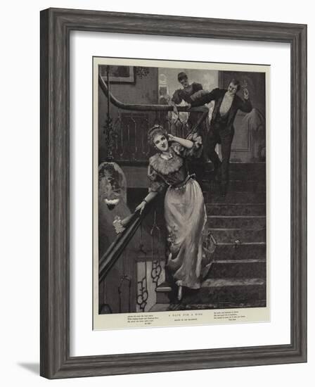 A Race for a Kiss-Leo Malempre-Framed Giclee Print