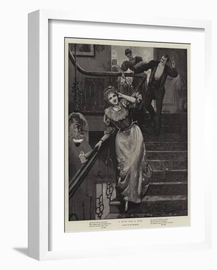 A Race for a Kiss-Leo Malempre-Framed Giclee Print